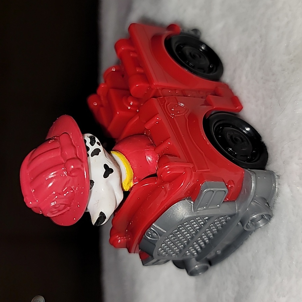 Paw Patrol Rescue Vehicle Figure Toy Racer Car Marshall Fire Engine
